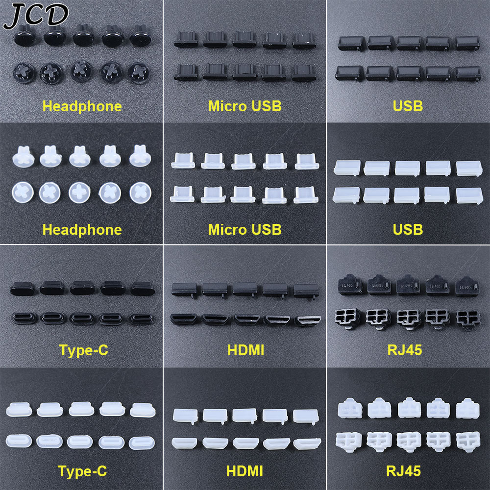 Mdi Cable - JCD 10pcs Silicone Type-C Micro USB