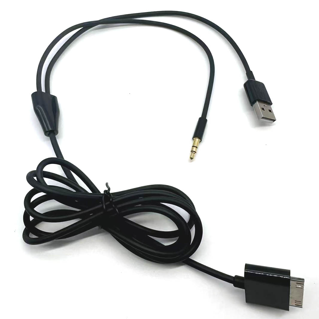 Audio Jumper Wire - 1pcs 30Pin to 3.5mm Car AUX
