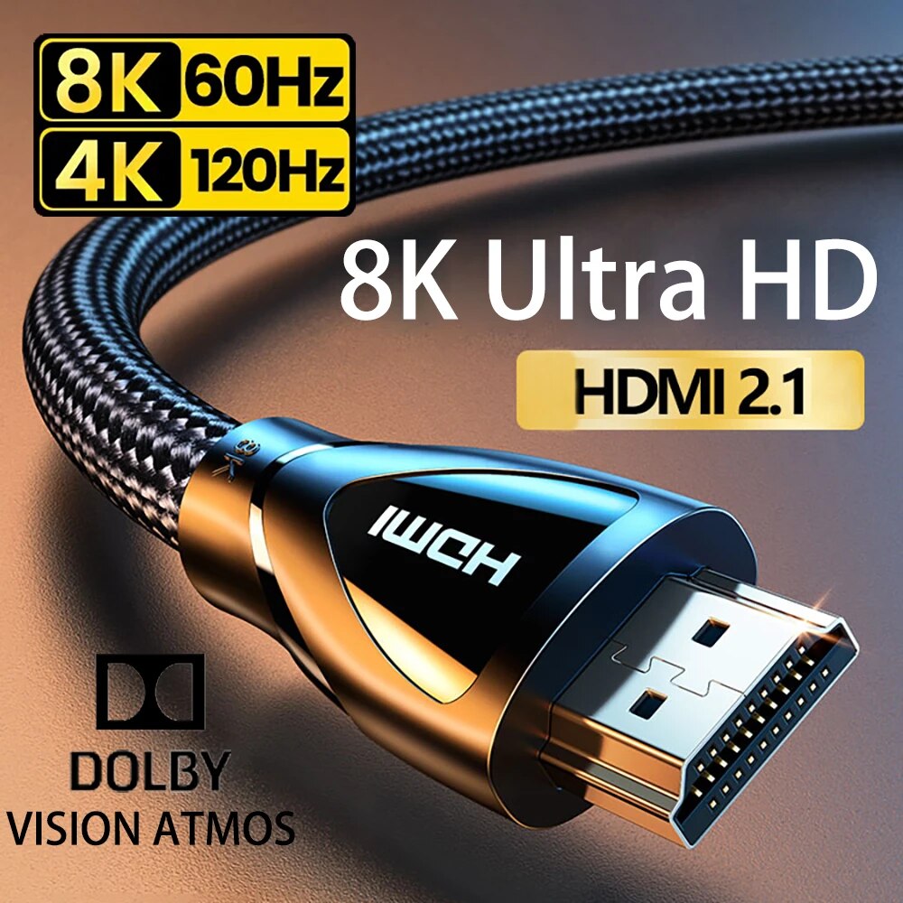 HDMI-Compatible 2.1 Cable Ultr - Mdi Cable recension och pris