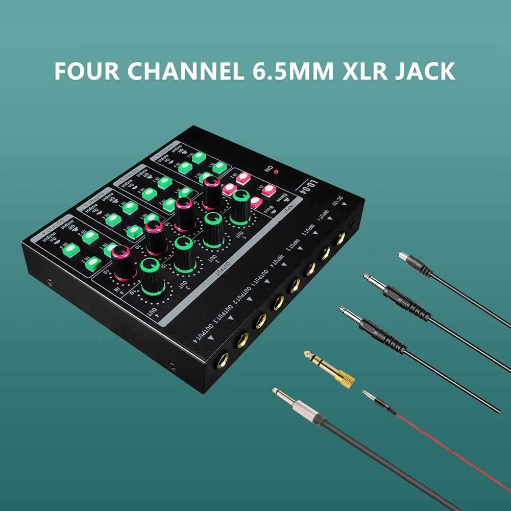 (MEOF] -LQ04 4-Channel Mixer 4 - Audio Interface recension och pris