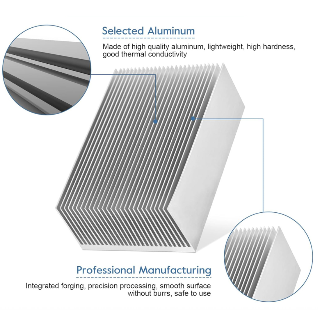 DIY Cooler Aluminum Heatsink G - Heatsink Aluminum recension och pris