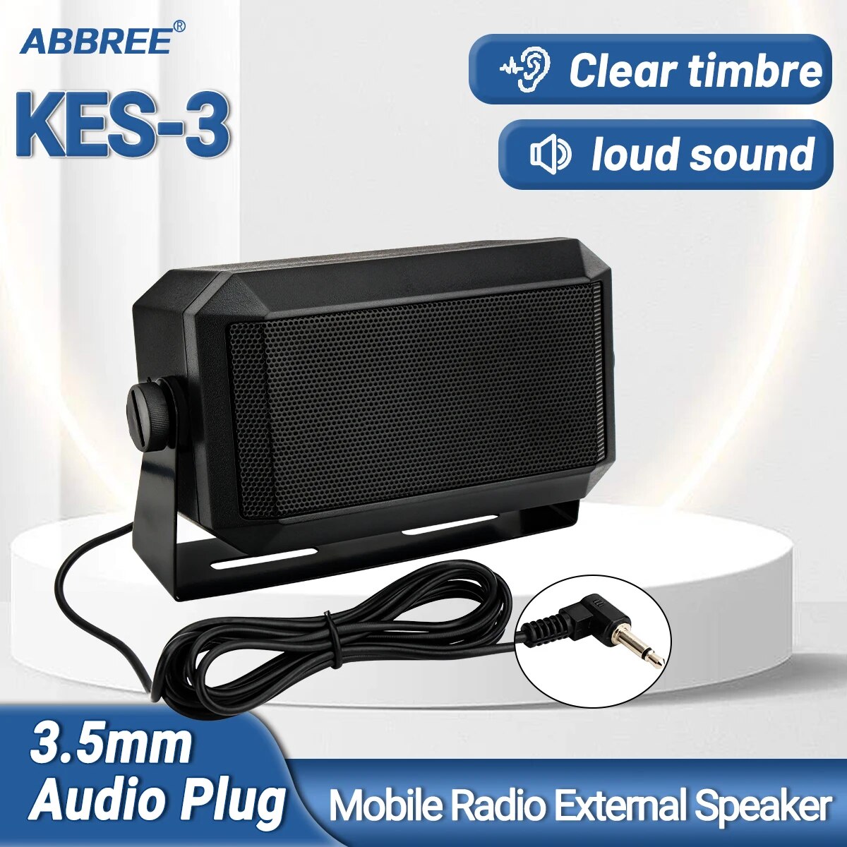 ABBREE Rectangular External Co - Speaker Terminal recension och pris