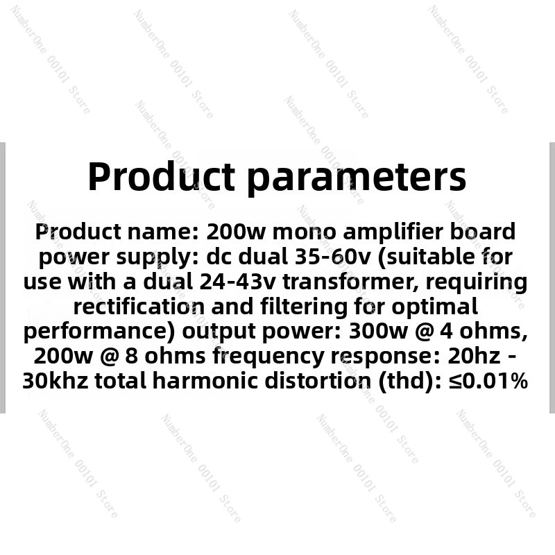 Upgraded 200W Mono HiFi Power  - Hifi Amplifier Board recension och pris