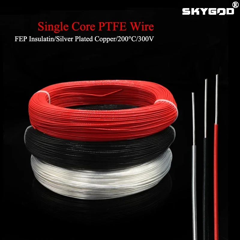 2/5/10/20/50M  Single Core PTF - Audio Jumper Wire recension och pris