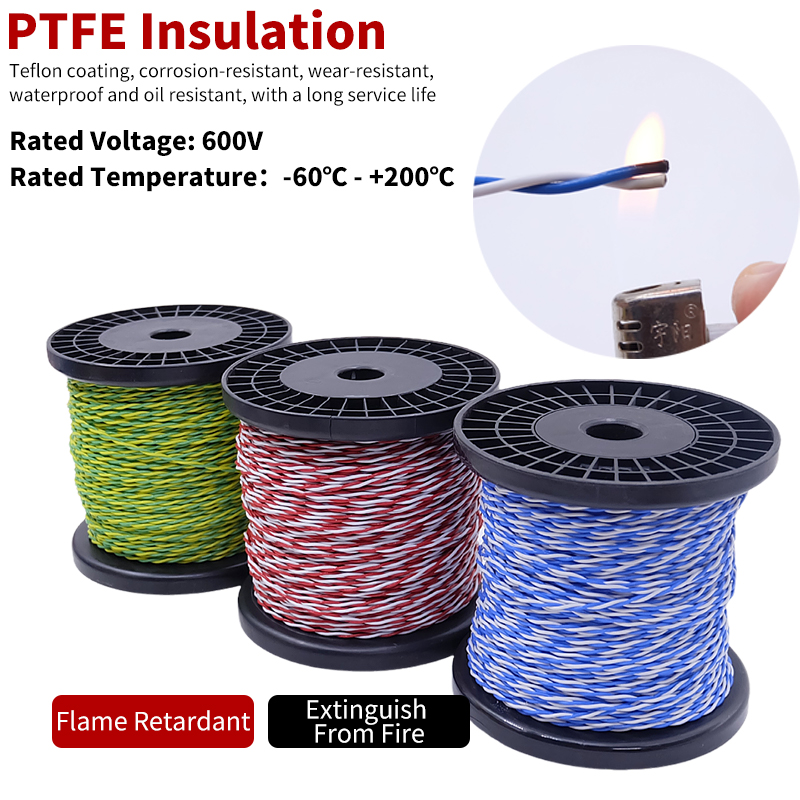 PTFE Wire AFS200 2pins 26/25/2 - Audio Jumper Wire recension och pris