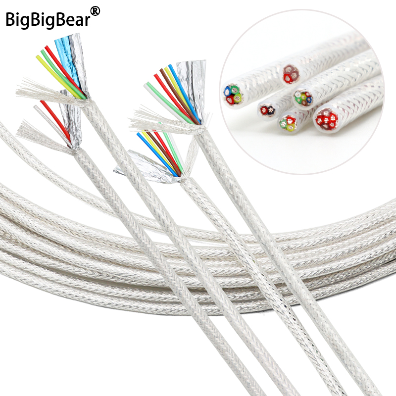 1/5/10m FEP Shielded Wires 2 3 - Audio Jumper Wire recension och pris