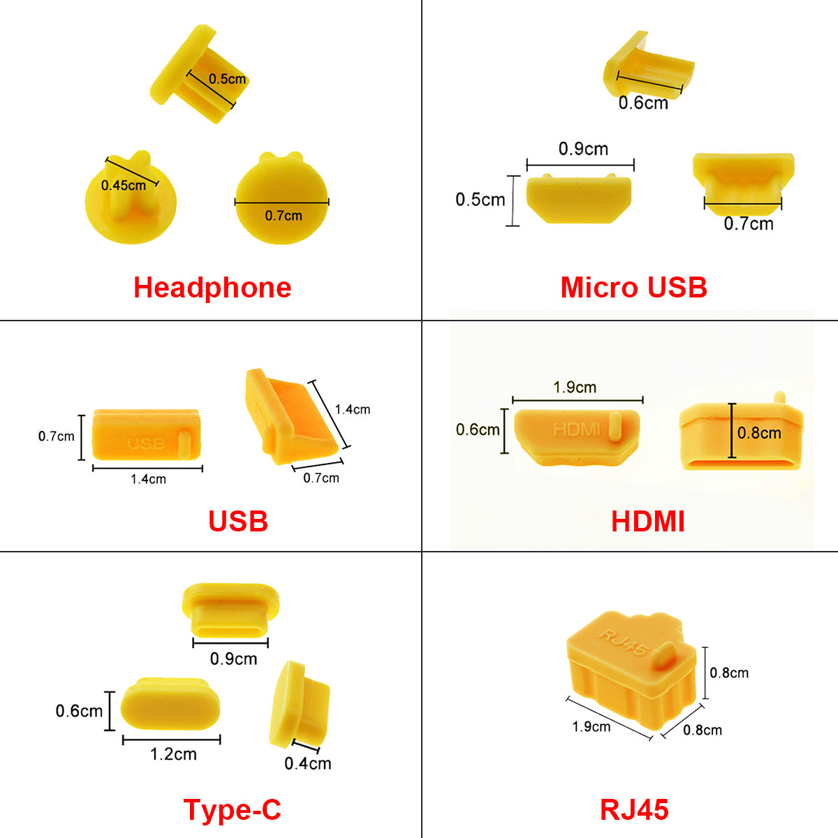 JCD 10pcs Silicone Type-C Micr - Mdi Cable recension och pris