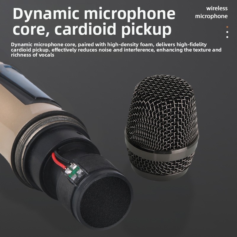 Wireless Microphone 2 Channels - Ribbon Microphone recension och pris
