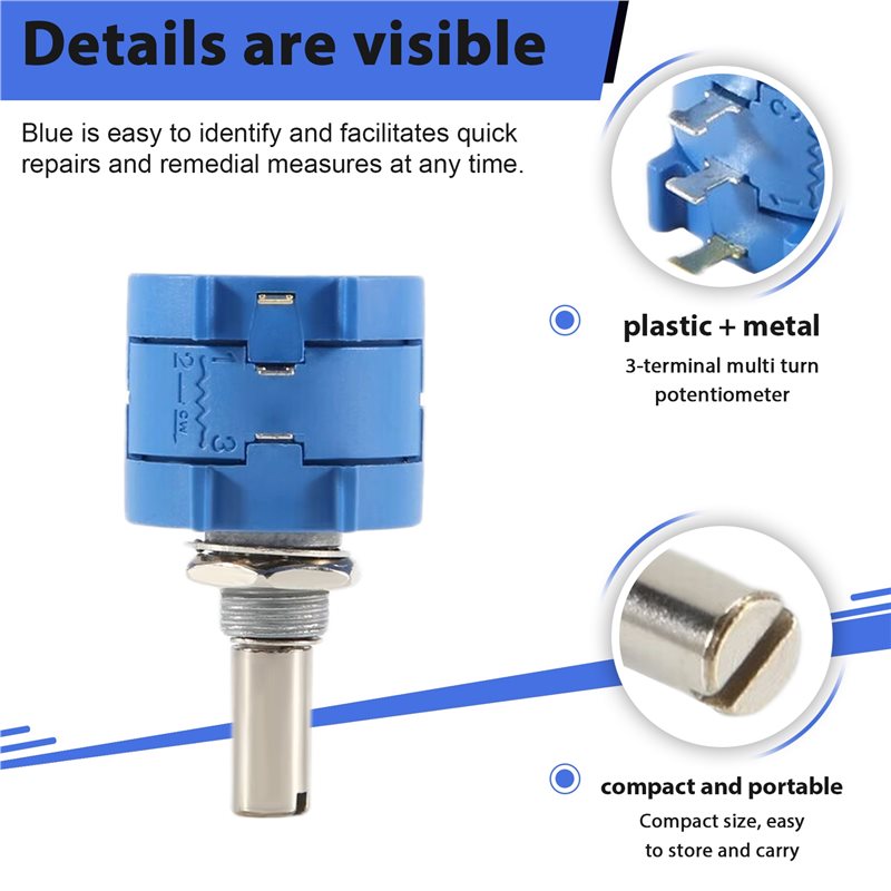 M01K 3590S-2-103L 10K Ohm 10-T - Potentiometer 10K recension och pris