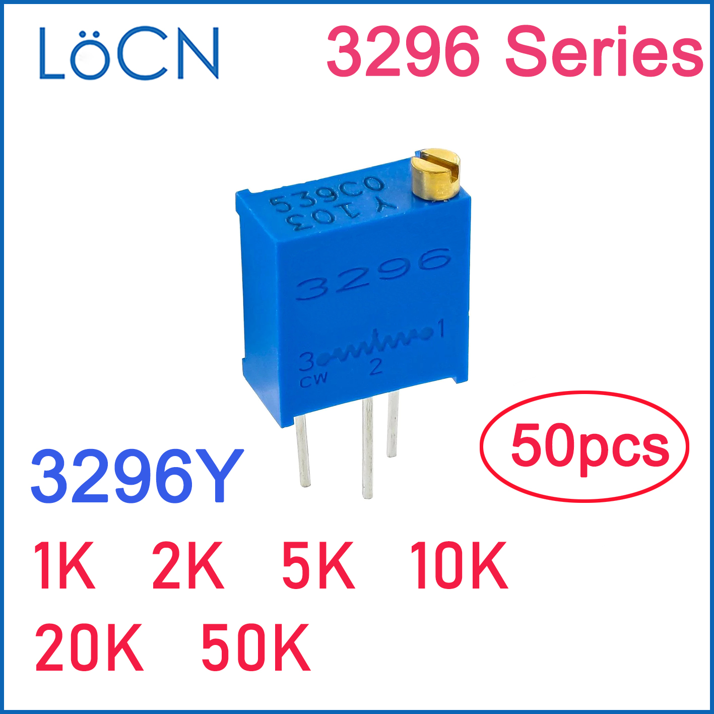 3296Y 1K 2K 5K 10K 20K 50K Tri - Potentiometer 10K recension och pris