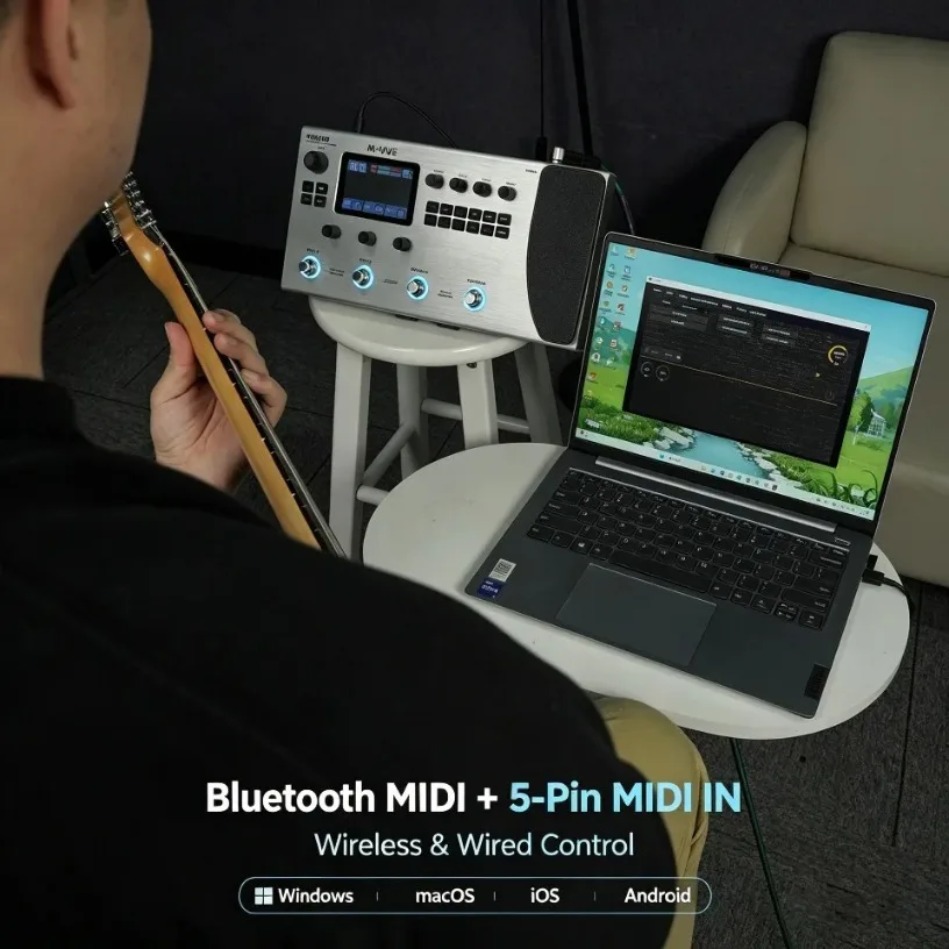 M-VAVE MK-300 Wireless Guitar  - Audio Interface recension och pris