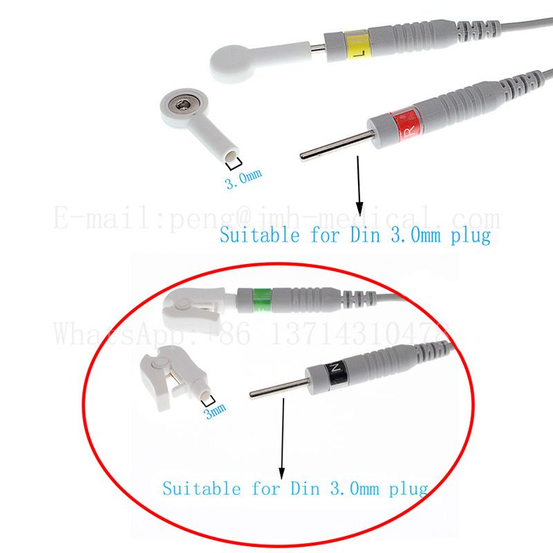 ECG EKG Lead Wires Holter Cabl - Banana Plug recension och pris
