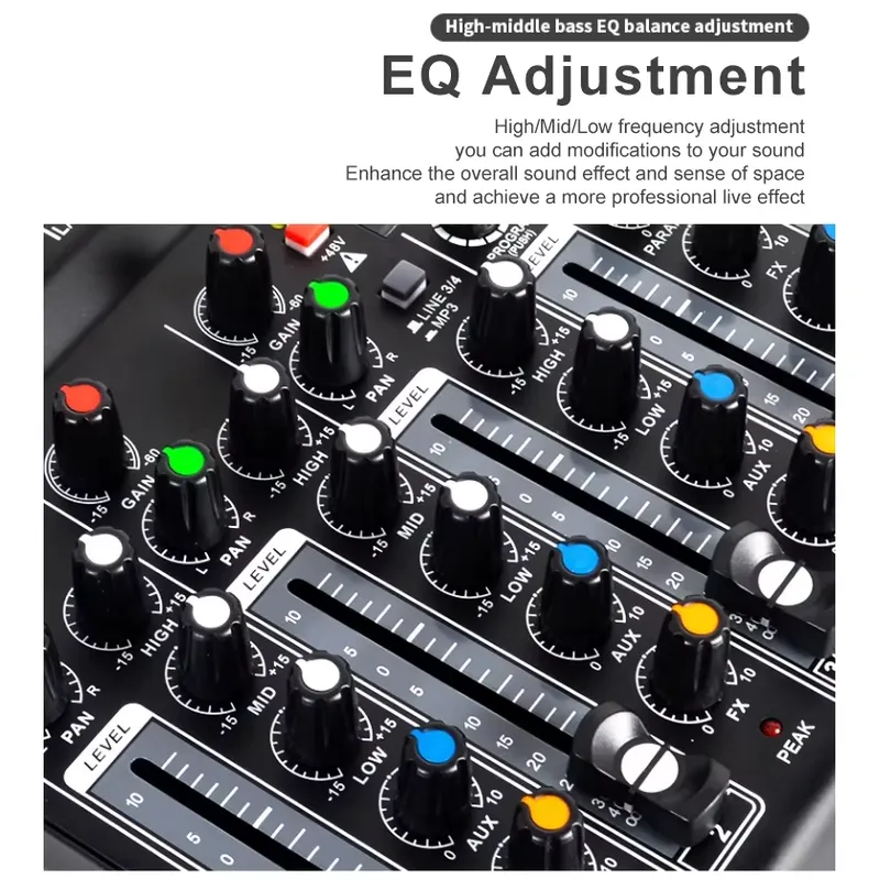 Audio Mixer Sound Board Consol - Audio Interface recension och pris