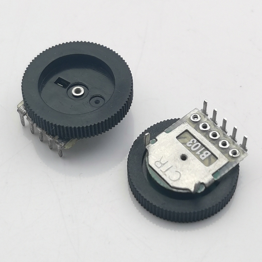 10PCS/Lot B103 10K Ohm 5 Pins  - Potentiometer 10K recension och pris