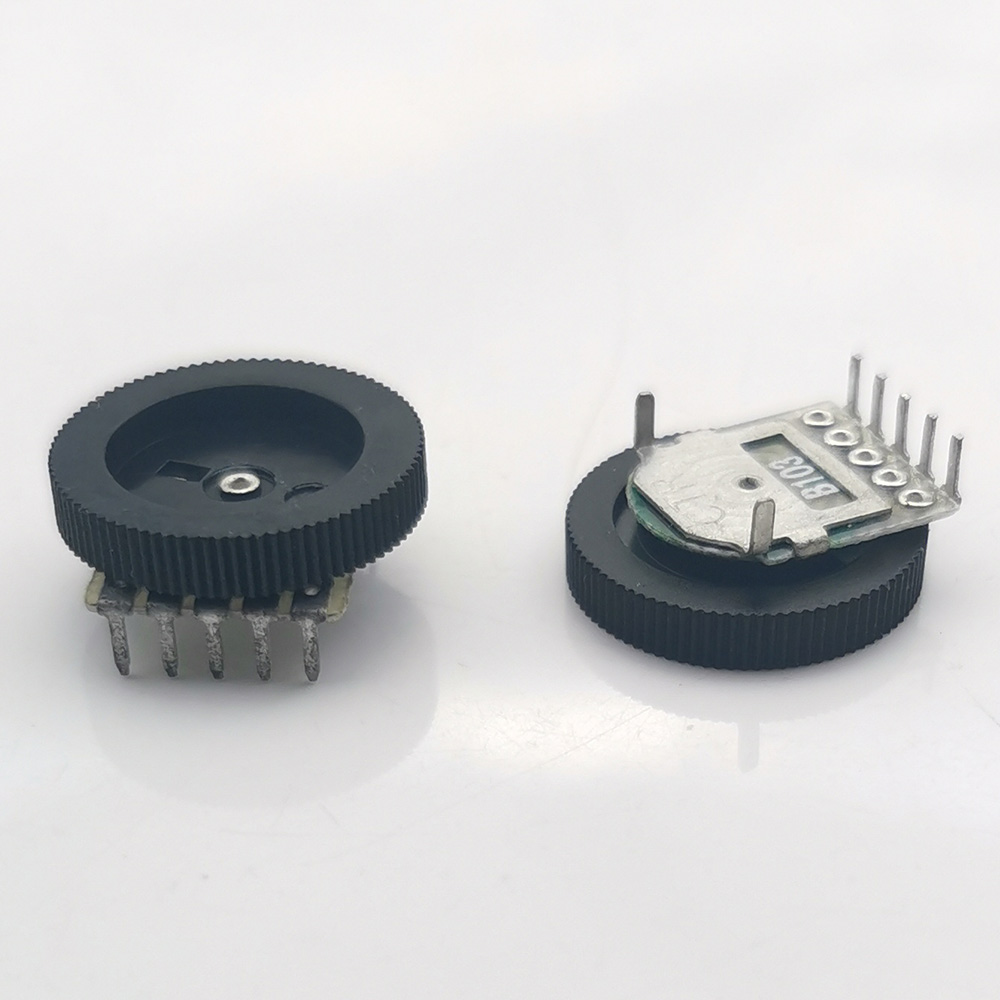 10PCS/Lot B103 10K Ohm 5 Pins  - Potentiometer 10K recension och pris