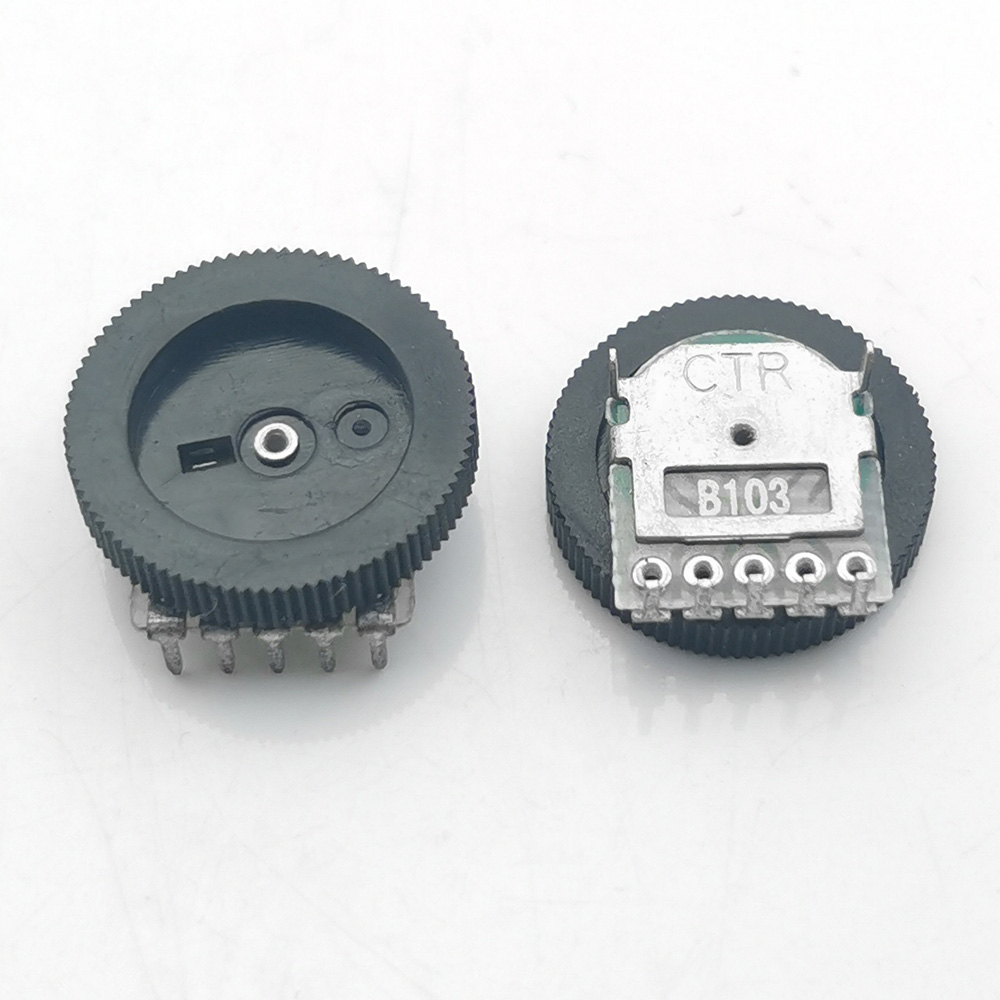 10PCS/Lot B103 10K Ohm 5 Pins  - Potentiometer 10K recension och pris