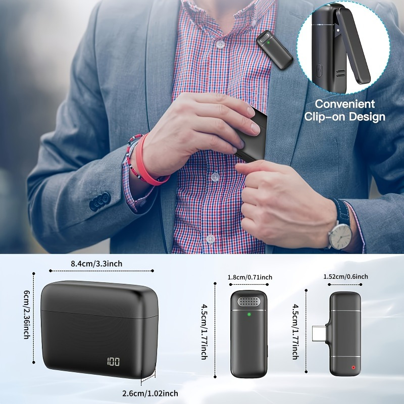 Wireless Lavalier Microphone w - Microphone Capsule recension och pris