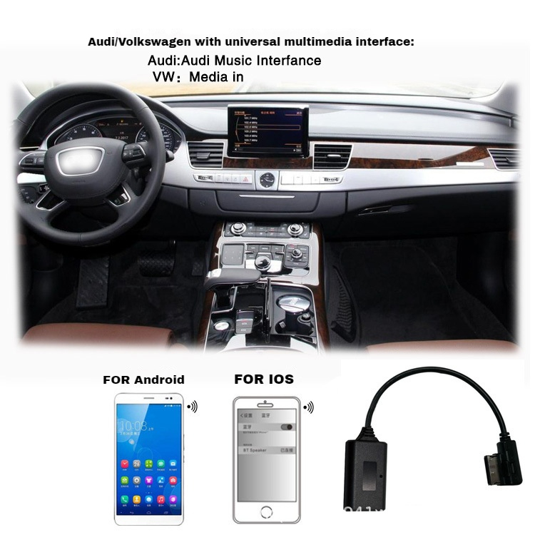 AUX to Bluetooth for MMI Bluet - Mdi Cable recension och pris