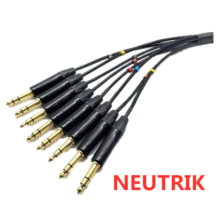 1 meter 11 NEUTRIK 6.35mm TRS  - Trs Cable recension och pris