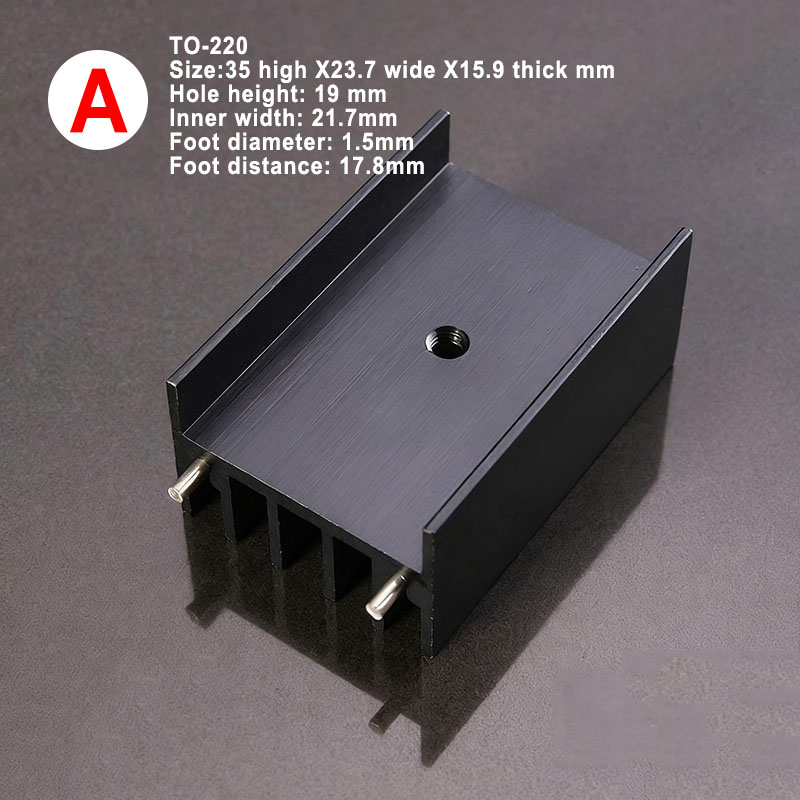 5 Pieces Aluminum Radiator For - Heatsink Aluminum recension och pris