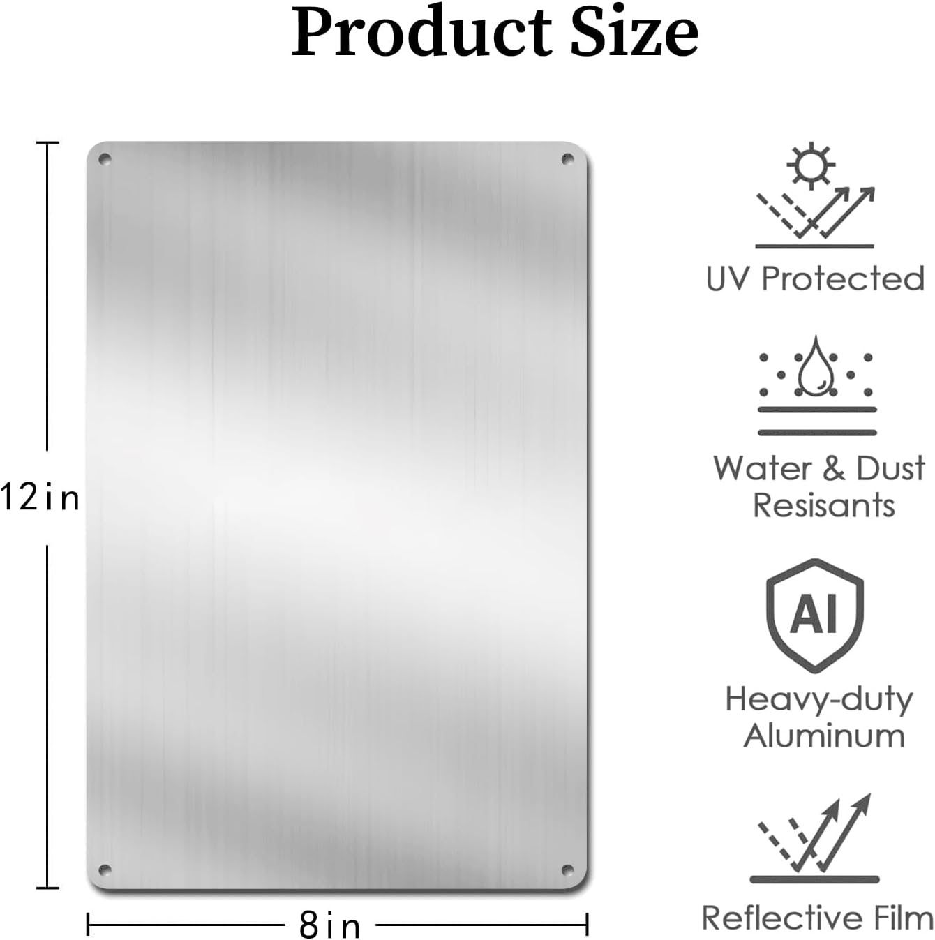 Tin Sign Radiation Hazard Warn - Heatsink Aluminum recension och pris