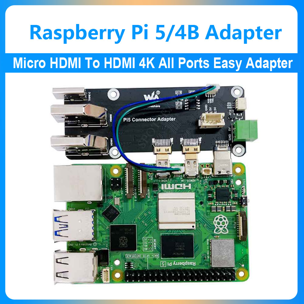 Raspberry Pi 5/4B Micro HDMI T - Mdi Cable recension och pris