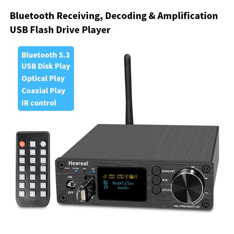 HiFi Bluetooth 5.3 Audio Recei - Passive Preamp recension och pris