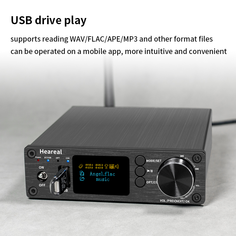 HiFi Bluetooth 5.3 Audio Recei - Passive Preamp recension och pris