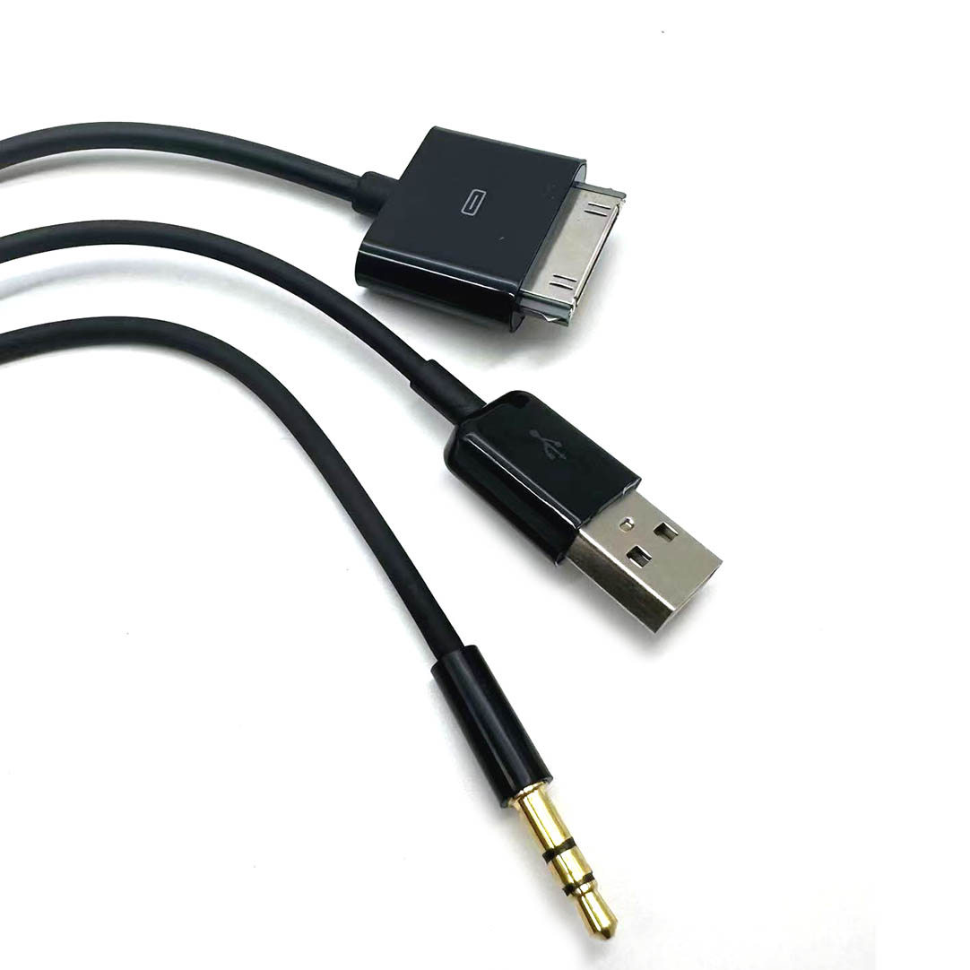 1pcs 30Pin to 3.5mm Car AUX Au - Audio Jumper Wire recension och pris