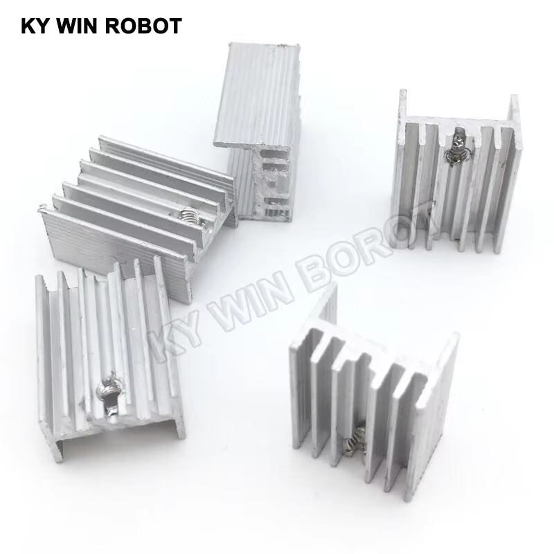 10pcs Aluminium TO-220 Heatsin - Heatsink Aluminum recension och pris
